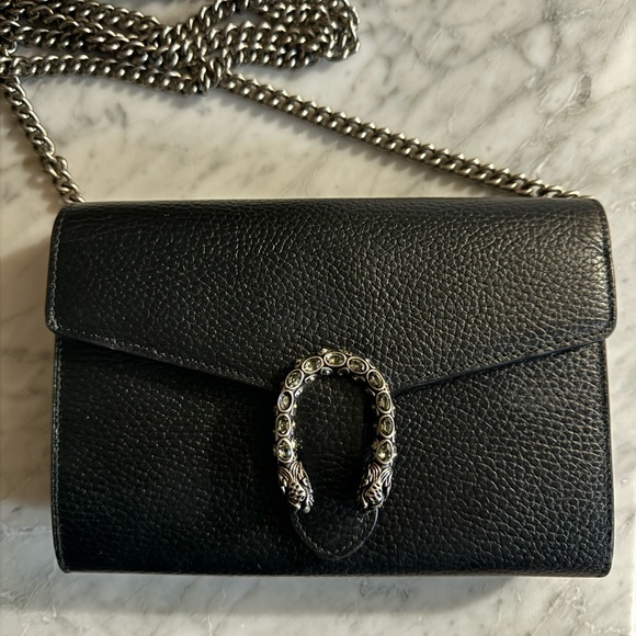 Gucci Dionysus Leather Chain Wallet - Picture 2 of 8